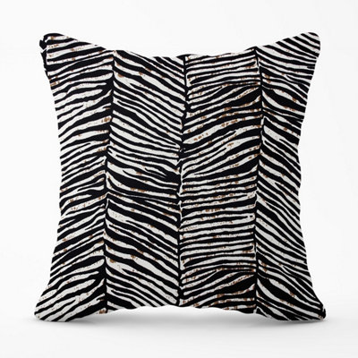 Warren Reed Designer Zebra Pattern Outdoor Cushion 45Cm X 45Cm from B&Q