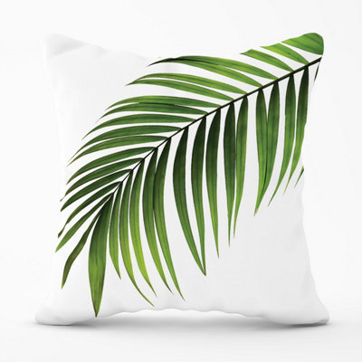 Warren Reed Designer Single Palm Leaf Outdoor Cushion 45Cm X 45Cm from B&Q
