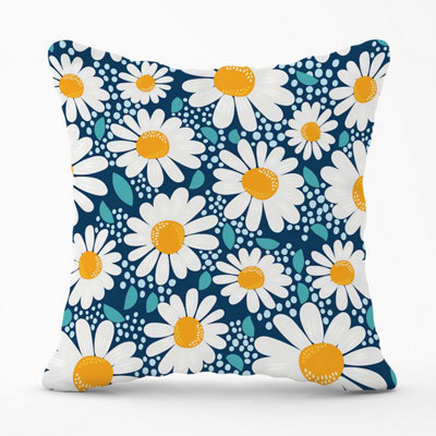 Warren Reed Designer Camomile Flowers Outdoor Cushion 45Cm X 45Cm from B&Q