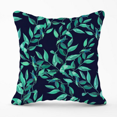 Warren Reed Designer Delicate Green Foliage Outdoor Cushion 45Cm X 45Cm from B&Q