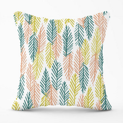 Warren Reed Designer Scandinavian Style Foliage Outdoor Cushion 45Cm X 45Cm from B&Q
