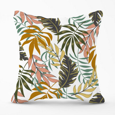 Warren Reed Designer Tropical Leaves Outdoor Cushion 45Cm X 45Cm from B&Q