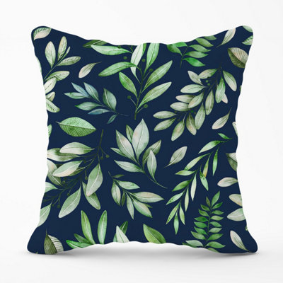 Warren Reed Designer Watercolor Leaves Outdoor Cushion 45Cm X 45Cm from B&Q