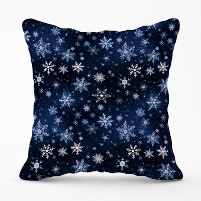 Warren Reed Designer Dreamy And Magical Snowflake Outdoor Cushion 45Cm X 45Cm from B&Q