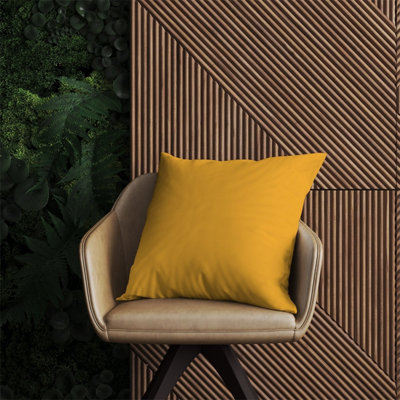 Warren Reed Designer Cantaloupe Orange Outdoor Cushion 60Cm X 60Cm from B&Q