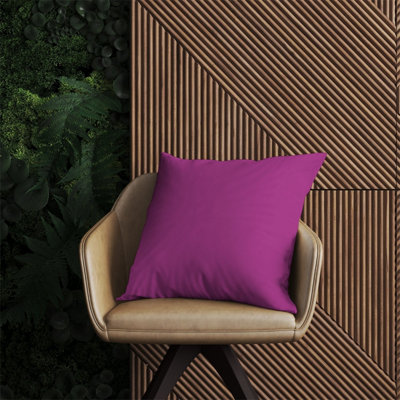 Warren Reed Designer Fuchsia Plum Outdoor Cushion 60Cm X 60Cm from B&Q