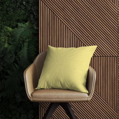 Warren Reed Designer Sweetcorn Yellow Outdoor Cushion 60Cm X 60Cm from B&Q