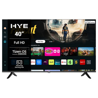 Hye 40" Full Hd 2K Tizen Os Wifi Frameless Smart Tv - 40Fhds1008