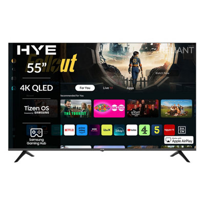 Hye 55" 4K Qled Tizen Os Wifi Frameless Smart Tv55Qleds2008 from B&Q