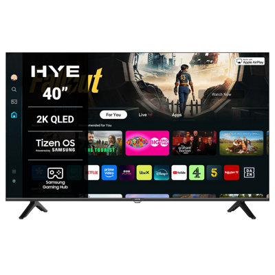 Hye 40" Qled 2K Tizen Os Wifi Frameless Smart Tv - 40Qleds1008