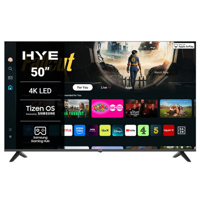 Hye 50" 4K Led Tizen Os Wifi Frameless Smart Tv - 50Uhds2008