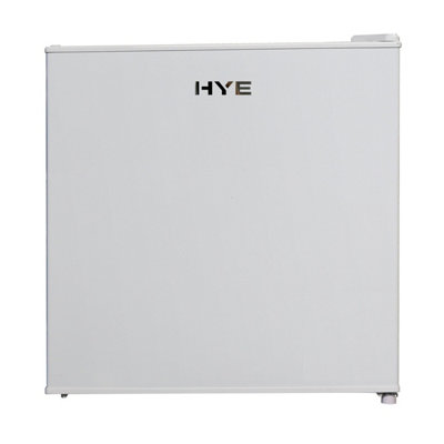 Hye Mini Fridge 46 Litre Table Top Quiet Drinks FridgeWhite Rf01Mbf46W23 from B&Q