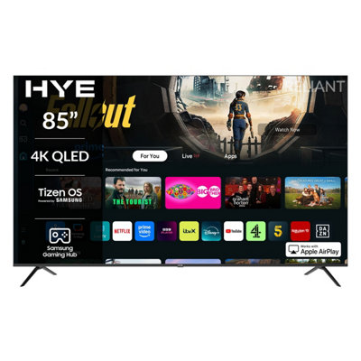 Hye 85 Inch 4K Qled Tizen Os Wifi Frameless Smart Tv85Qleds2008 from B&Q