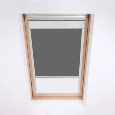 Classic Roof Blind  Window Code (Mk10) Dark Grey For Velux Roof WindowsBlackout Blind from B&Q