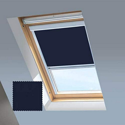 Classic Roof Blind  Window Code (09G) Navy For Keylite Roof WindowsBlackout Blind from B&Q