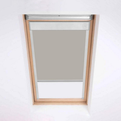 Classic Roof Blind  Window Code (T04) Stone For Keylite Roof WindowsBlackout Blind from B&Q