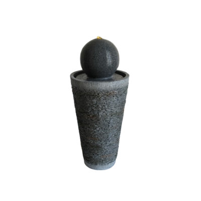 Outdoor Living UK Majestic Tower Mains Power Water Feature from B&Q