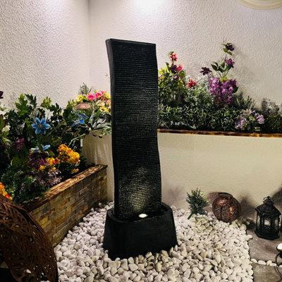 Outdoor Living UK Noir Cascade Oriental Water Feature  Tr/23012-M1.a.f from B&Q