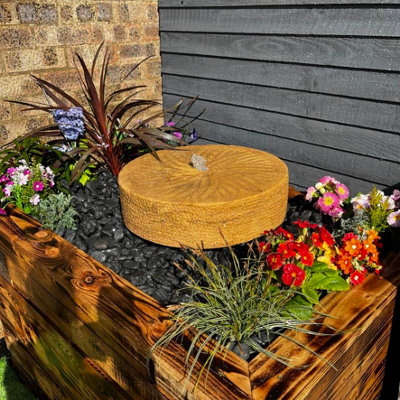 Outdoor Living UK 50Cm Granite Millstone  Tn/86050-M1.a.g0.p from B&Q