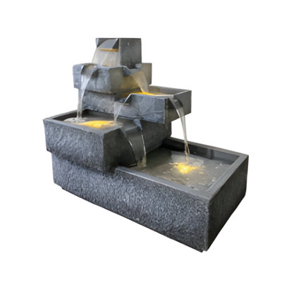 Outdoor Living UK Aoriana Water Feature With Cover from B&Q