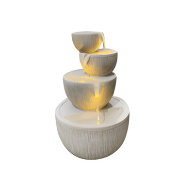 Outdoor Living UK Hampton Water Feature With Cover from B&Q