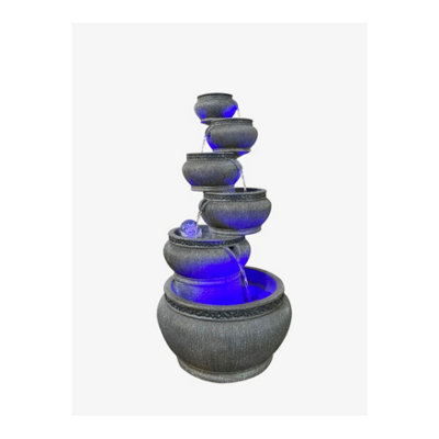 Outdoor Living UK Solar Elysian Water Feature Without Cover from B&Q