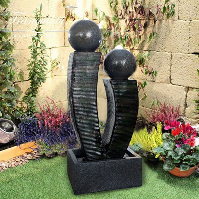 B&Q -  Solar Compact Friendship Modern Water Feature Without Cover