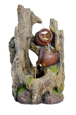 Outdoor Living UK Hemlock Traditional Water Feature Without Cover from B&Q