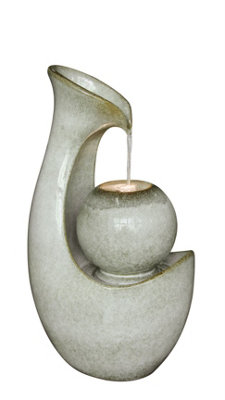 B&Q -  Malaga Ceramic Contemporary Water Feature Without Cover