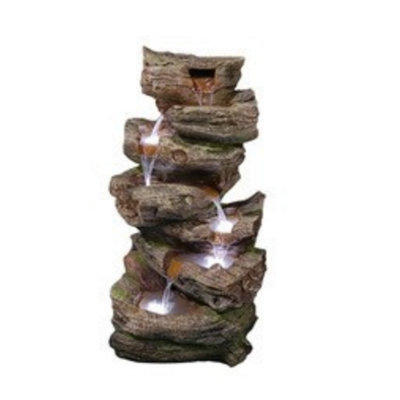 Outdoor Living UK Aspen Woodland Water Feature Without Cover from B&Q