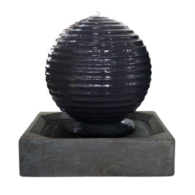 B&Q -  Solar Stormont Fountain Oriental Solar Water Feature With Cover