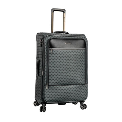 Infinity Luggage Expandable Travel Suitcase Luggage Large Soft Shell Suitcase In Grey