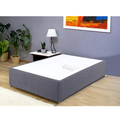 Divan Base Direct Sophia Briar-Rose Elara 1000 Pocket Sprung Natural Latex Divan Bed Set 6Ft Super KingNaples Slate from B&Q