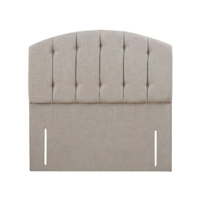 B&Q -  Delight Floor Standing Headboard 4Ft Small DoubleLino Stone