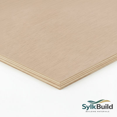 Sylkbuild Hardwood  Plywood Board 12mm1830mm X 915mm (6Ft X 3Ft) from B&Q