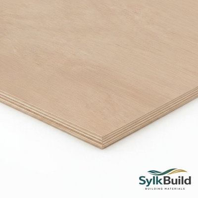 Sylkbuild Hardwood  Plywood Board 15mm1525mm X 610mm (5Ft X 2Ft) from B&Q