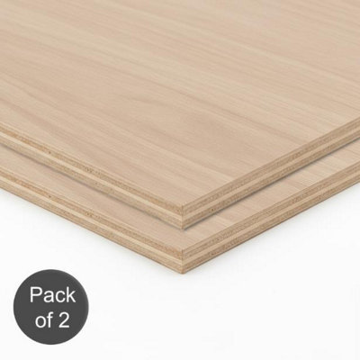 Sylkbuild Hardwood Plywood Board 6mm1525mm X 915mm (5Ft X 3Ft)Pack Of 2 from B&Q