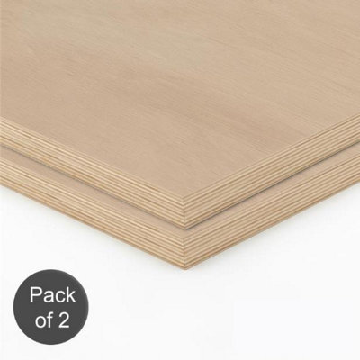 Sylkbuild Hardwood Plywood Board 25mm1525mm X 610mm (5Ft X 2Ft)Pack Of 2 from B&Q