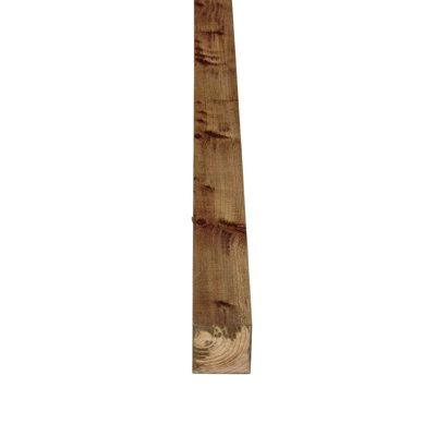 Sylkbuild Brown Treated Wooden Fence Post Uc4 Ground Contact100mm X 100mm X 2400mm from B&Q