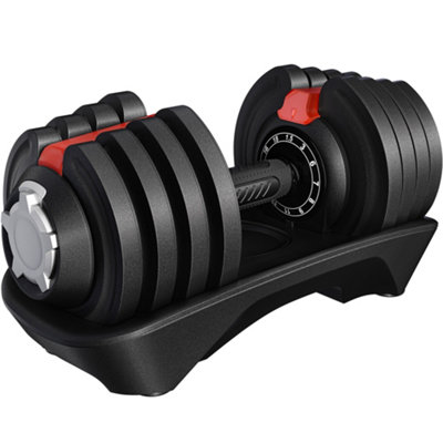 Yaheetech 12-In-1 Adjustable Dumbbell Set1.5Kg-18Kg from B&Q
