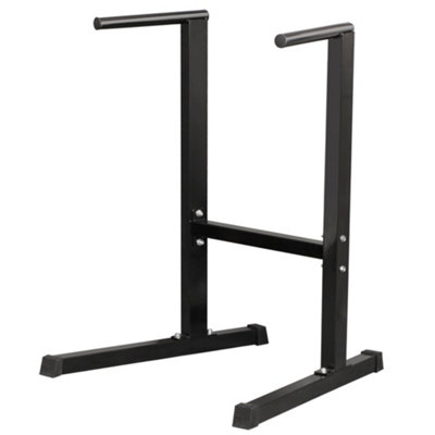 Yaheetech Black Heavy Duty Dip Station Stand For Home Gym from B&Q