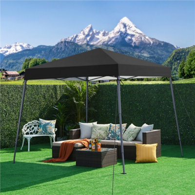 Yaheetech 3 X 3 M Pop-Up Canopy Tent With Carry BagGuy Lines And StakesBlack from B&Q