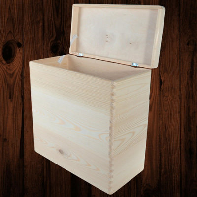 Woodeedoo 3 Tier Long Wooden Storage Box Tower With Lid For Desk Organisation Cabinet Inserts Or Narrow Shelf Use 40X20X40.5 Cm from B&Q