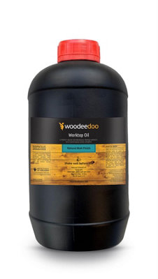 Woodeedoo Worktop Oil Clear Matt Finish 500Ml Indoor Wood Protector Food Safe Oil For Kitchen Tables & Utensils from B&Q