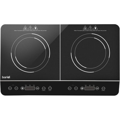 Loops 2800W Dual Zone Portable Induction Hob For Home And Camping from B&Q