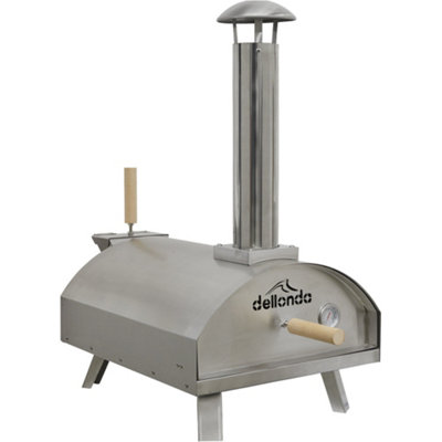 Loops 14-Inch Portable Wood-Fired Pizza Oven And Smoker For Outdoor Cooking