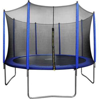 Loops Durable 3.6M Trampoline With Safety Net - Ideal For Outdoor Fun And Exercise