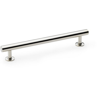 Loops Round T Bar Pull HandlePolished Nickel 160mm Centres Solid Brass Drawer Door from B&Q