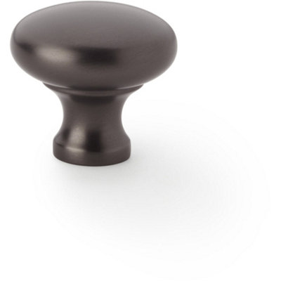 Loops Victorian Round Door KnobDark Bronze 32mmKitchen Cabinet Pull Handle from B&Q