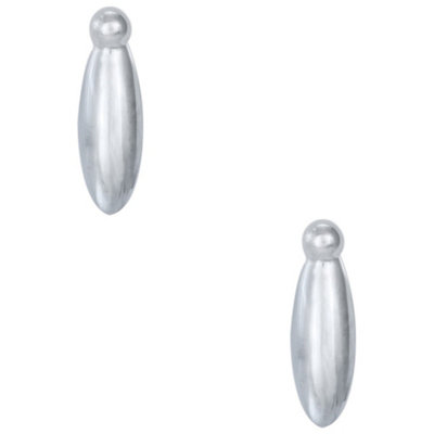 Loops 2 PackRound Standard Lock Profile EscutcheonSatin Chrome42mm Door Key Plate from B&Q